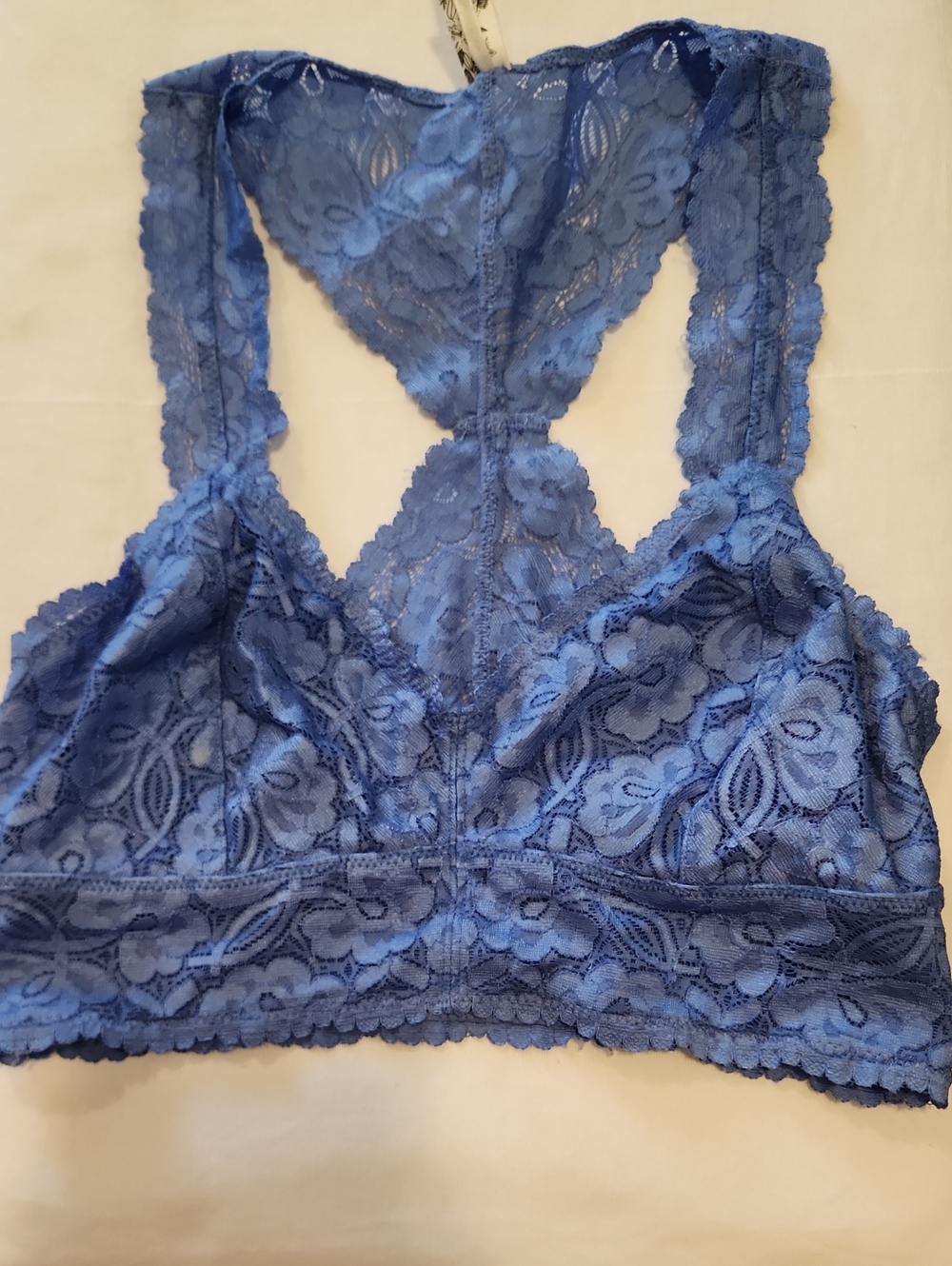 Free People Burgundy Lace Bralette